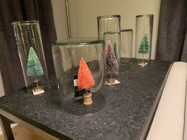 Trees under glass